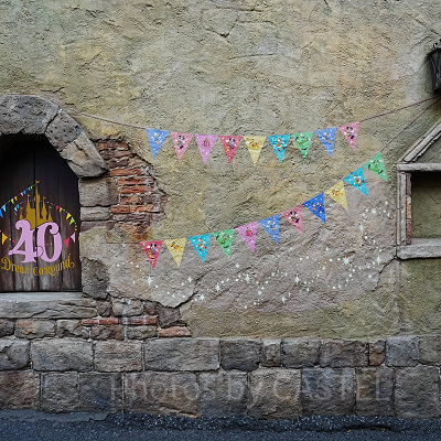 パペリーノ通りの40周年フォトスポット