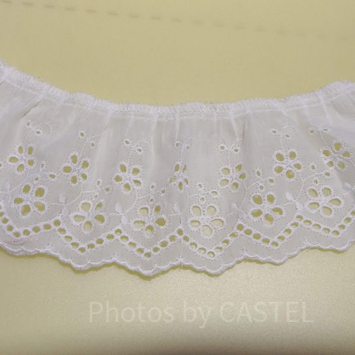 今回シャツに使用した8ｃｍ幅のレース