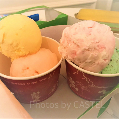 8種のアイスクリーム