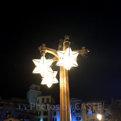 アクアスフィア近くにある電灯