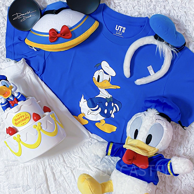 ドナルドダックのグッズがたくさん！