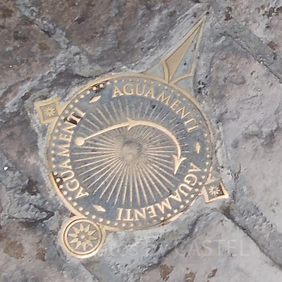 USJワンド・マジックのポイントにはマークが描いてある