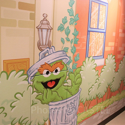 パークの人気者セサミストリートの新しいコンセプトフロア