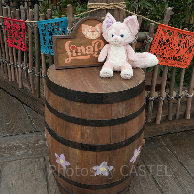 ぬいぐるみを置いて撮影できるフォトポイント