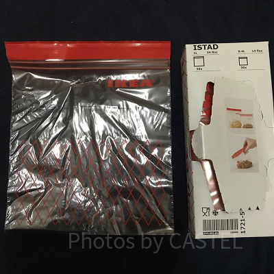 何かと役に立つチャック付きの袋