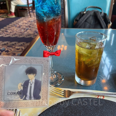 ミスレスのドリンクに付いてくるアクリルコースター