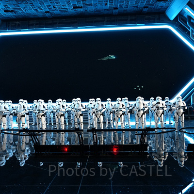 カリフォルニアアナハイムディズニーのアトラクション：スター・ウォーズ：ライズ・オブ・ザ・レジスタンス