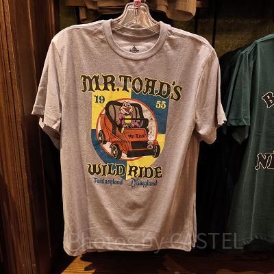 アナハイムディズニー服：トード氏のワイルドライドTシャツ