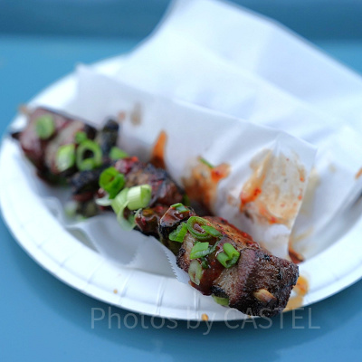 カリフォルニアアナハイムディズニー：ベンガルバーベキューの串焼きメニューはどれも絶品！