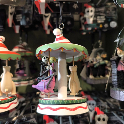 アナハイムディズニーオーナメント：ジャックスケリントンとメリーゴーランド