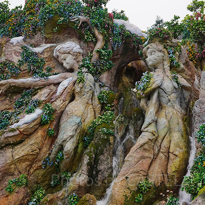 アナ、エルサのロックワーク