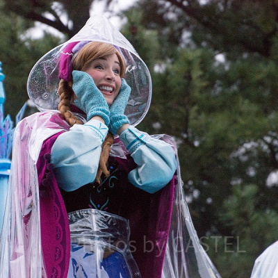 クリスマスイベントのアナ<br />（TDL・1～3月のアナ雪イベントではありません。）」