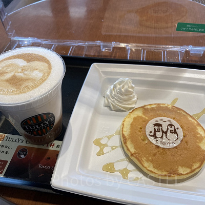 アクアリウムココアとパンケーキ