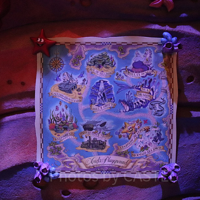 アリエルのプレイグラウンドの地図