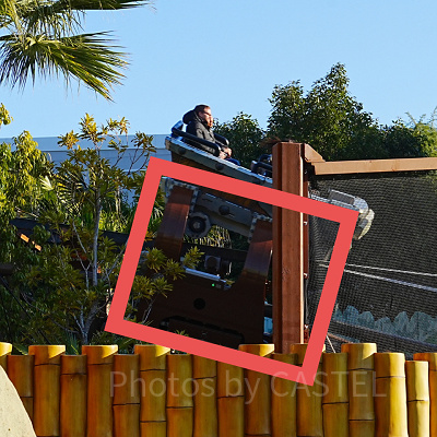 アームのような装置(ドンキーコングのクレイジー・トロッコ)