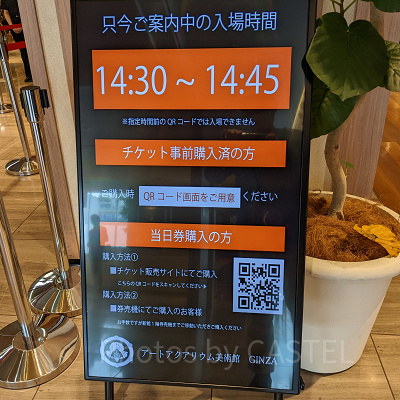 アートアクアリウム銀座　チケット