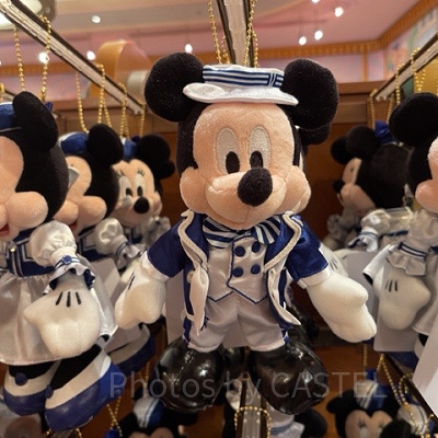 付属のぬいぐるみバッジ（ミッキー）