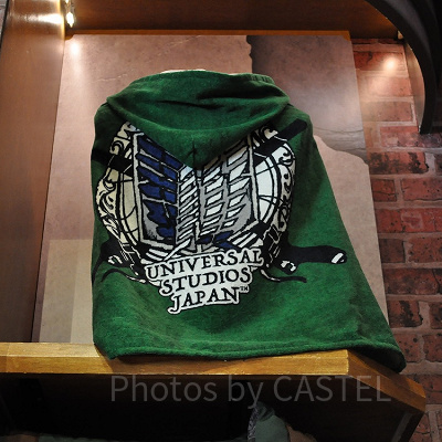 進撃の巨人フード付きタオル／USJ