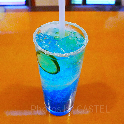 酢橘かほる蒼色ソーダ(USJ×鬼滅の刃 刀鍛冶の里ひょっとこ亭)