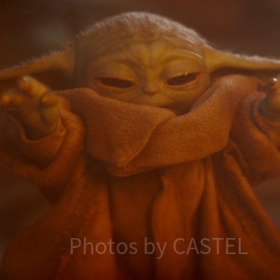 炎を防ぐベビーヨーダ（ザ・チャイルド）