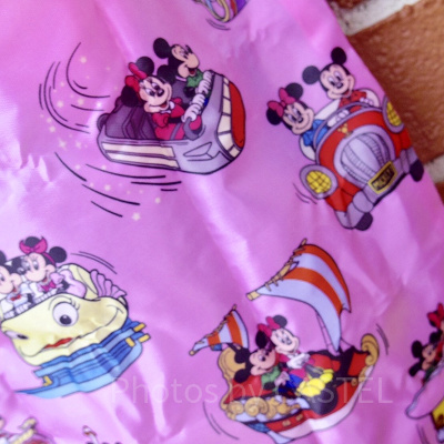 ピンクエコバッグ裏面