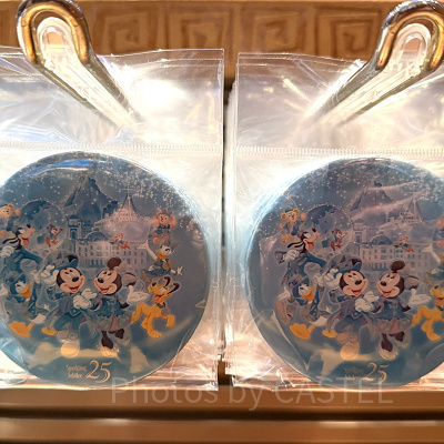 カンバッジ(ディズニーシー25周年グッズ)