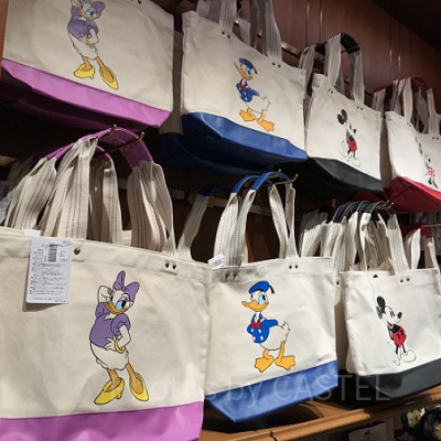 ディズニーランドの通販で購入できるバッグ（イメージ）