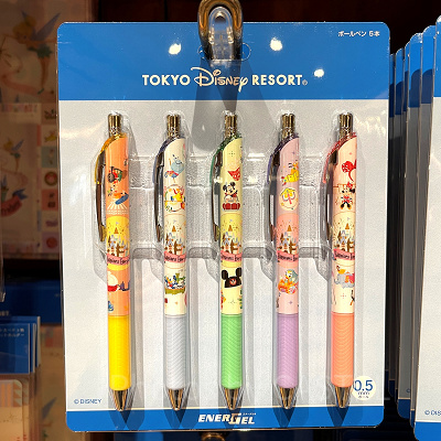 ボールペン〈エナージェル〉セット（パークモチーフグッズ）
