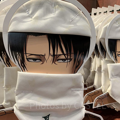 バンダナ＆マスクカバースカーフセット〔USJ×進撃の巨人〕