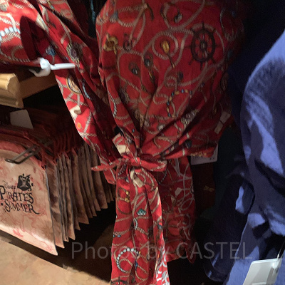 バンダナ（レッド×ロープ柄）