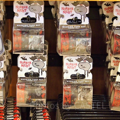 コウモリスヌーピーマスキングテープセット（3本）