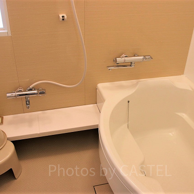 全室洗い場付きのバスルーム