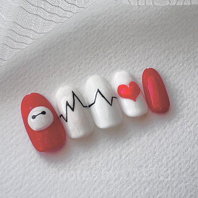 ベイマックスモチーフネイル