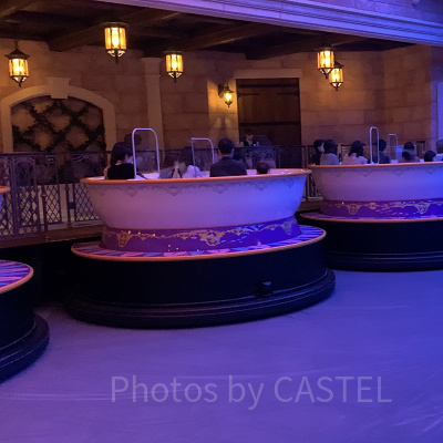 美女と野獣“魔法のものがたり”のライド