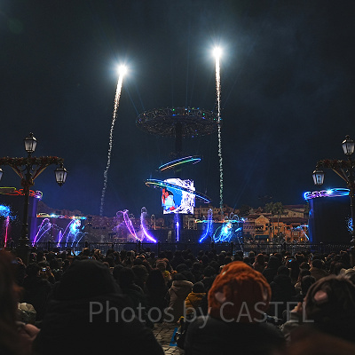 ディズニーシーのビリーヴ〜シー・オブ・ドリームス〜鑑賞場所：リドアイルから見たビリーヴ