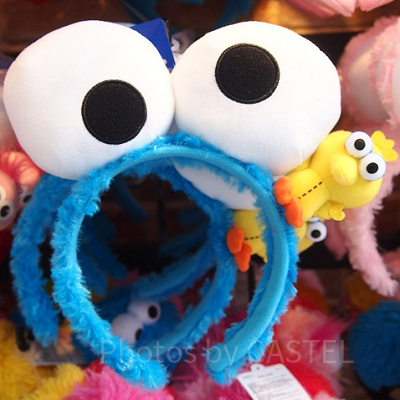 BIG目玉クッキーモンスター＆ミニビッグバードカチューシャ