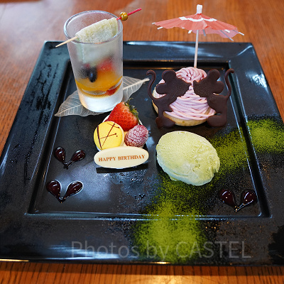 お誕生日のサプライズデザート☆