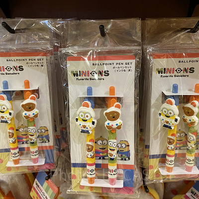 ボブとティムのボールペンセット（USJクリスマスグッズ2023）