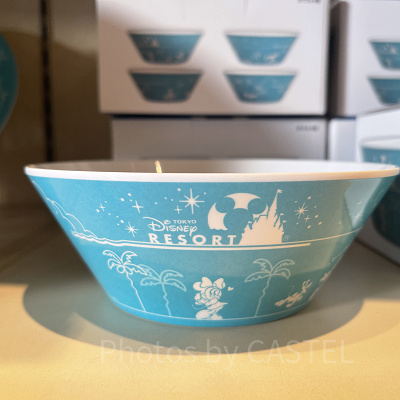 ボウルセット（ディズニーブルーのパークフードモチーフグッズ）