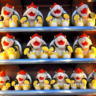 クッパのぬいぐるみサイズ比較