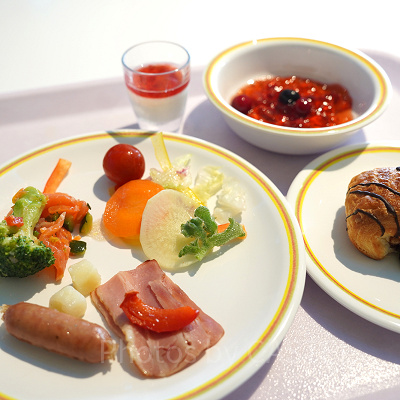 ロッツォ・ガーデンカフェの朝食