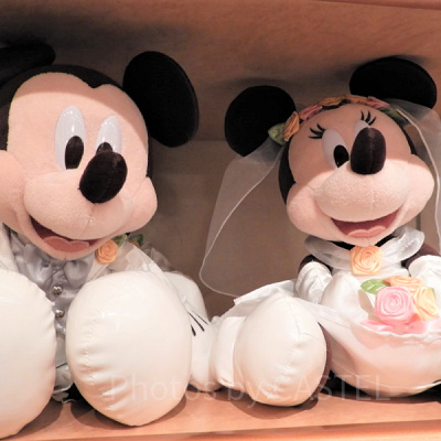 ブライダルミッキー&ミニーぬいぐるみ