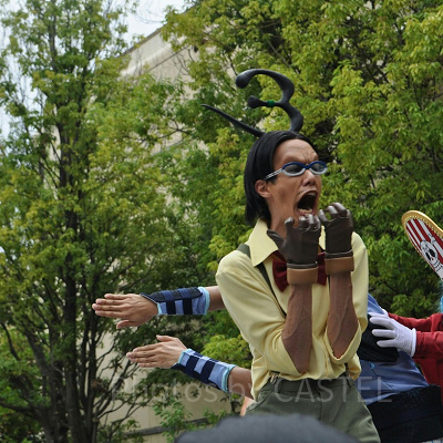 バギー海賊団とルフイ／ワンピースウォーターバトル