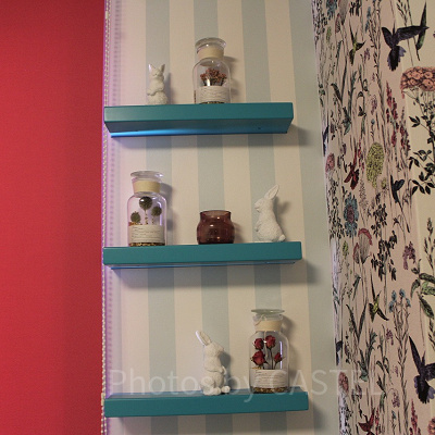 2段ベッドルーム（ボタニカル）のデコレーション