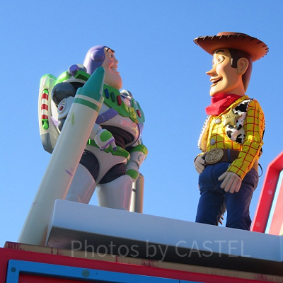 バズとウッディ―のフロート