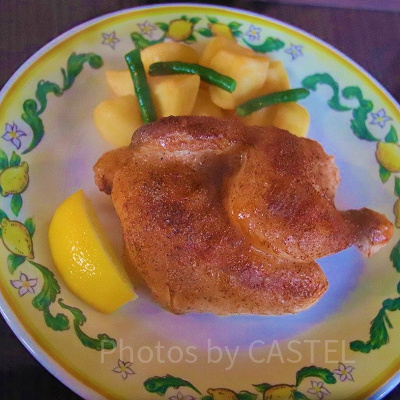 カフェ・ポルトフィーノのロティサリーチキン