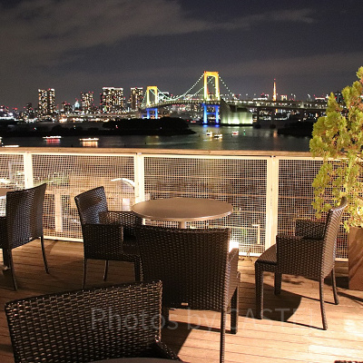 景色が一望できるカフェ