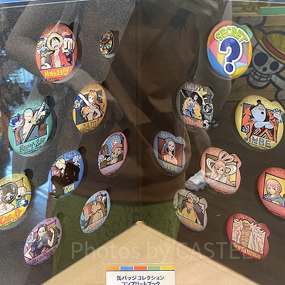 缶バッジコレクションコンプリートブック（USJワンピースグッズ）