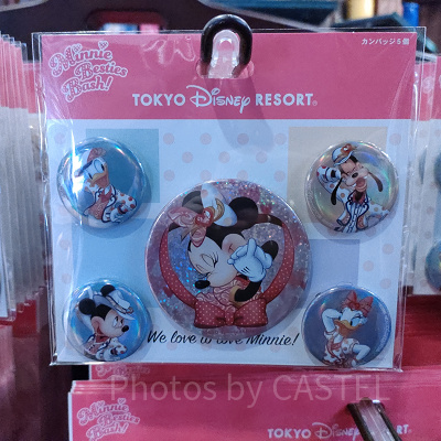 ディズニー ミッキー ミニー ベスティーズバッシュ ぬいぐるみバッジ セット ぬいぐるみバッジ ミッキー・ミニーセット ミニーべスティーズ