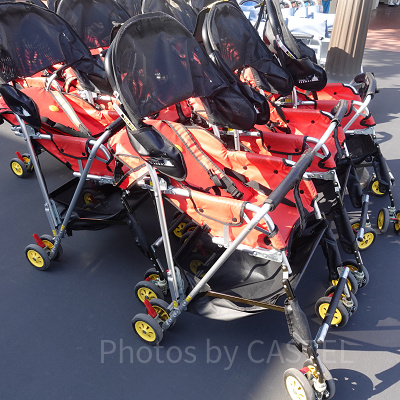 アトラクション付近のベビーカー置き場にはアトラクション搭乗中以外も置いていい？